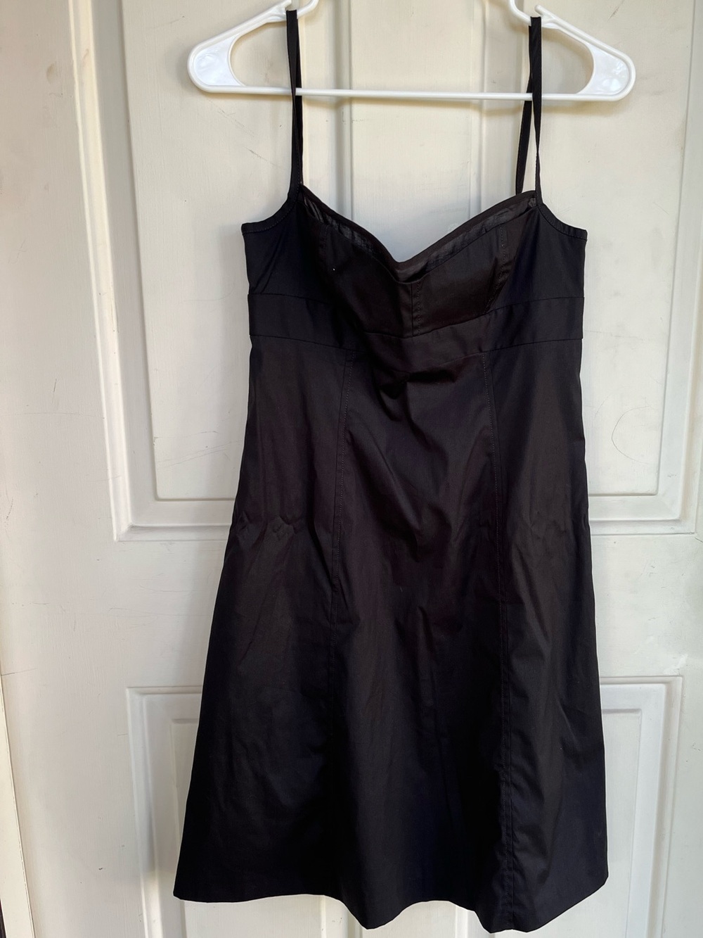 J. Crew Black Spaghetti-Strap A-Line Mini Dress size 2